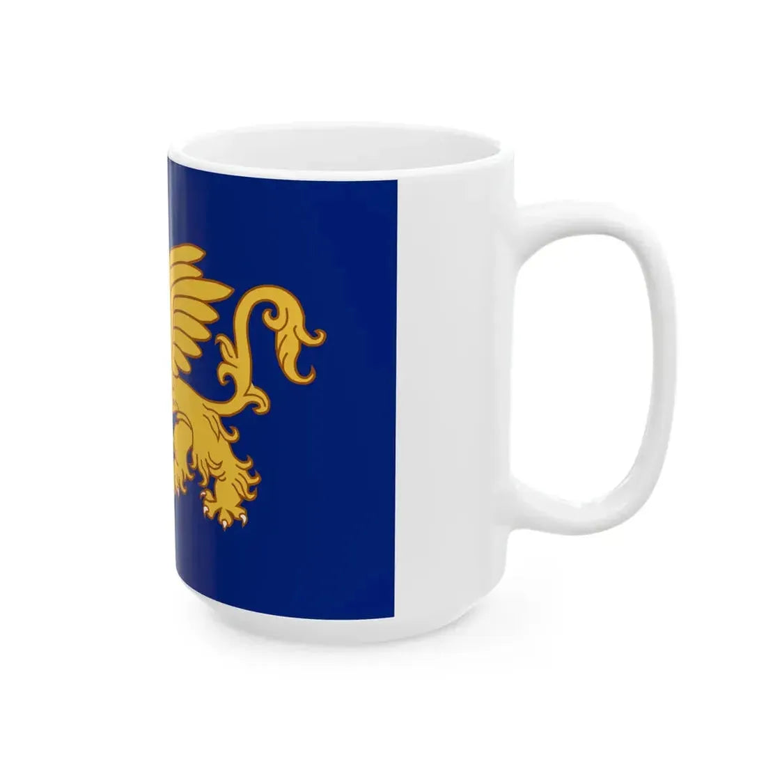 Flag of the Septinsular Republic (Greece) White Coffee Mug - Go Mug Yourself