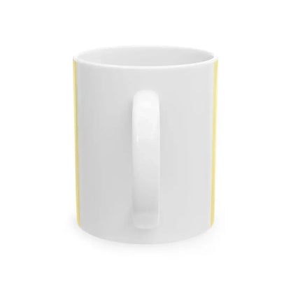Flag of the Serbian Empire reconstruction (North Macedonia) White Coffee Mug - Go Mug Yourself
