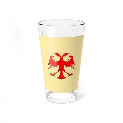 Flag of the Serbian Empire (Serbia) Pint Glass 16oz 16oz - Go Mug Yourself