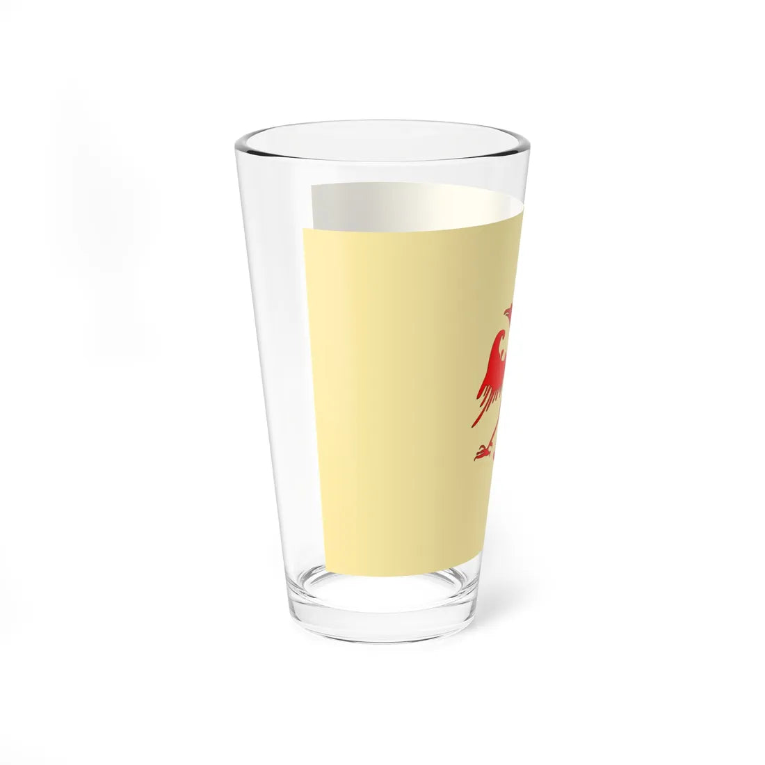 Flag of the Serbian Empire (Serbia) Pint Glass 16oz - Go Mug Yourself