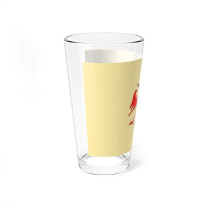 Flag of the Serbian Empire (Serbia) Pint Glass 16oz - Go Mug Yourself