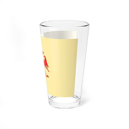 Flag of the Serbian Empire (Serbia) Pint Glass 16oz - Go Mug Yourself