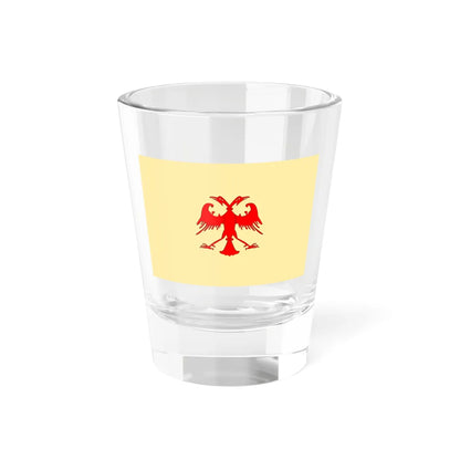 Flag of the Serbian Empire (Serbia) Shot Glass 1.5oz 1.5oz - Go Mug Yourself