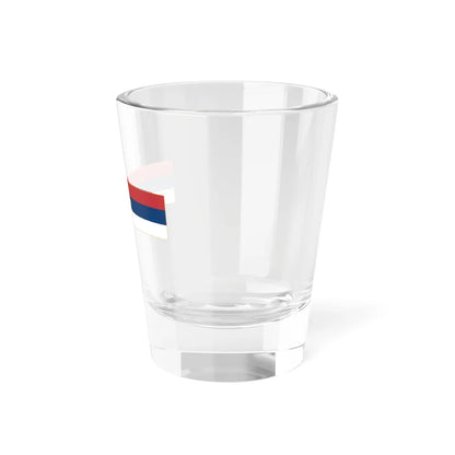 Flag of the Serbian Orthodox Church (Serbia) Shot Glass 1.5oz - Go Mug Yourself
