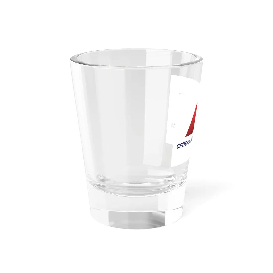 Flag of the Serbian Progressive Party (Serbia) Shot Glass 1.5oz - Go Mug Yourself