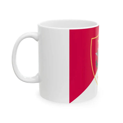 Flag of the Sergeant Major of the United States Army (United States) White Coffee Mug - Go Mug Yourself