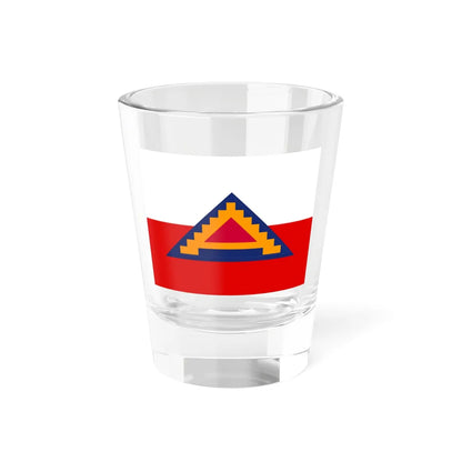 Flag of the Seventh United States Army (United States) Shot Glass 1.5oz 1.5oz - Go Mug Yourself