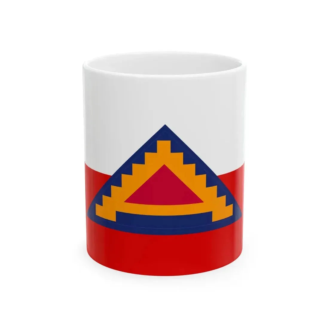 Flag of the Seventh United States Army (United States) White Coffee Mug 11oz - Go Mug Yourself