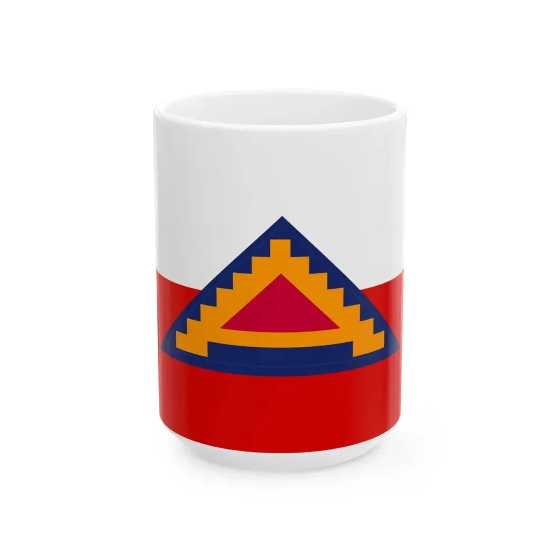 Flag of the Seventh United States Army (United States) White Coffee Mug 15oz - Go Mug Yourself