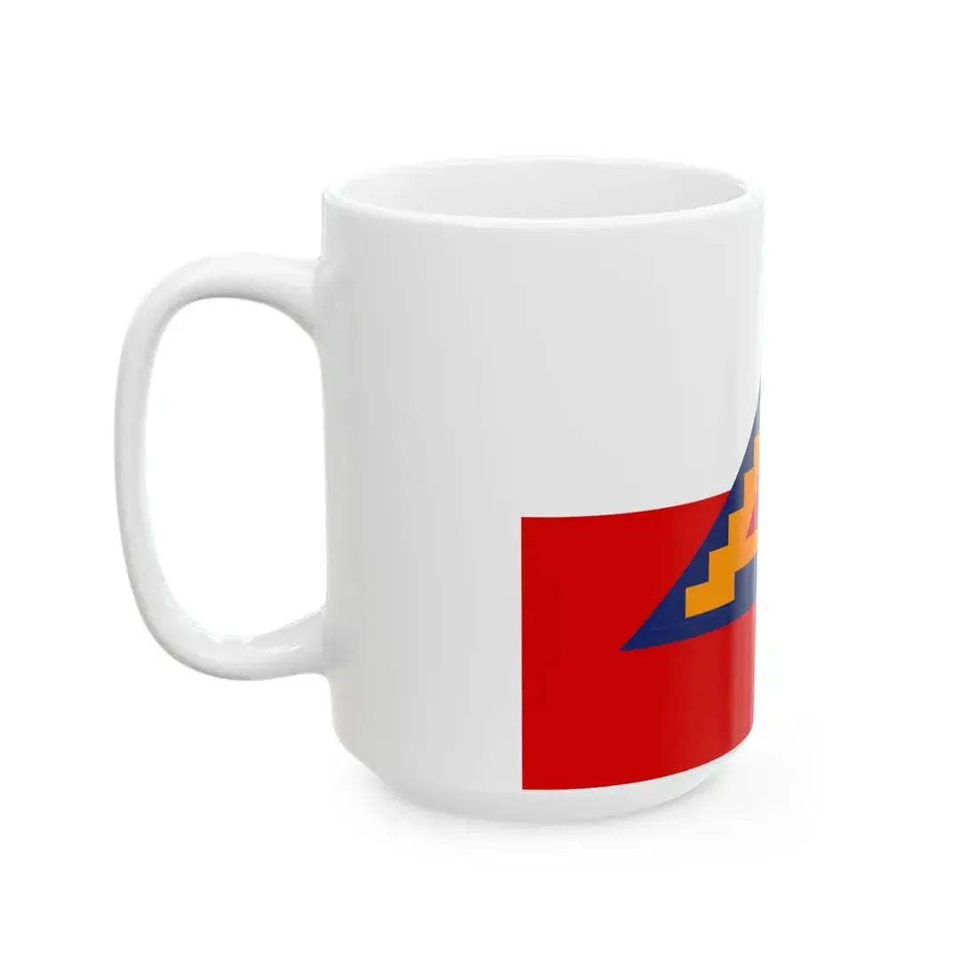 Flag of the Seventh United States Army (United States) White Coffee Mug - Go Mug Yourself