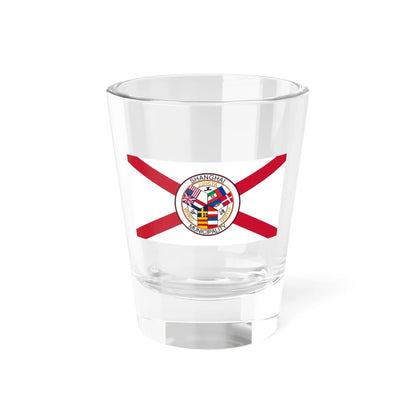 Flag of the Shanghai International Settlement (China) Shot Glass 1.5oz 1.5oz - Go Mug Yourself