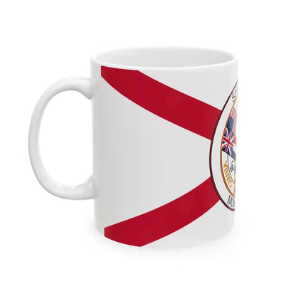 Flag of the Shanghai International Settlement (China) White Coffee Mug - Go Mug Yourself