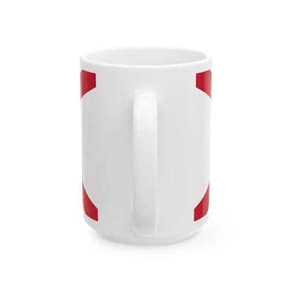 Flag of the Shanghai International Settlement pre-WWI (China) White Coffee Mug - Go Mug Yourself