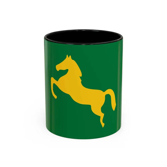 Flag of the Sharqia Governorate Egypt - Accent Coffee Mug 11oz Black - Go Mug Yourself