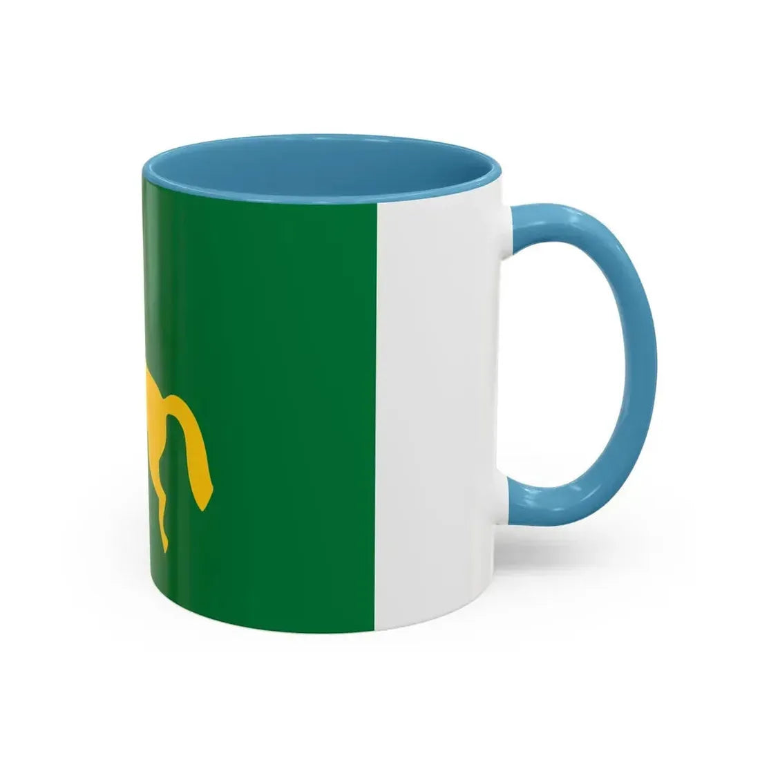 Flag of the Sharqia Governorate Egypt - Accent Coffee Mug - Go Mug Yourself