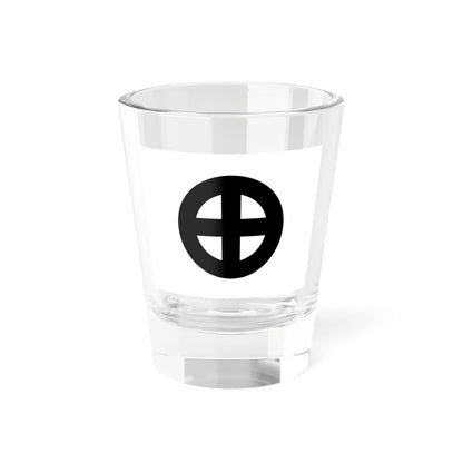 Flag of the Shimazu Lords of Kagoshima in Satsuma Province A (Japan) Shot Glass 1.5oz 1.5oz - Go Mug Yourself