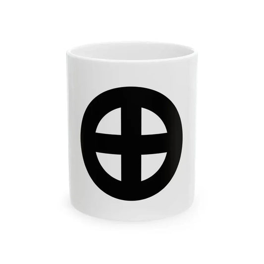 Flag of the Shimazu Lords of Kagoshima in Satsuma Province A (Japan) White Coffee Mug 11oz - Go Mug Yourself