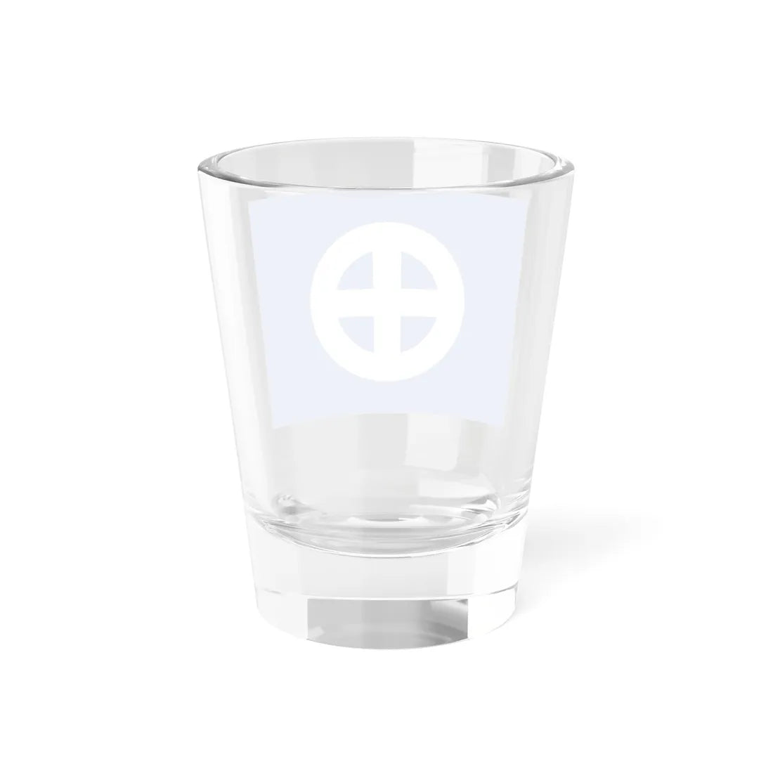 Flag of the Shimazu Lords of Kagoshima in Satsuma Province B (Japan) Shot Glass 1.5oz - Go Mug Yourself