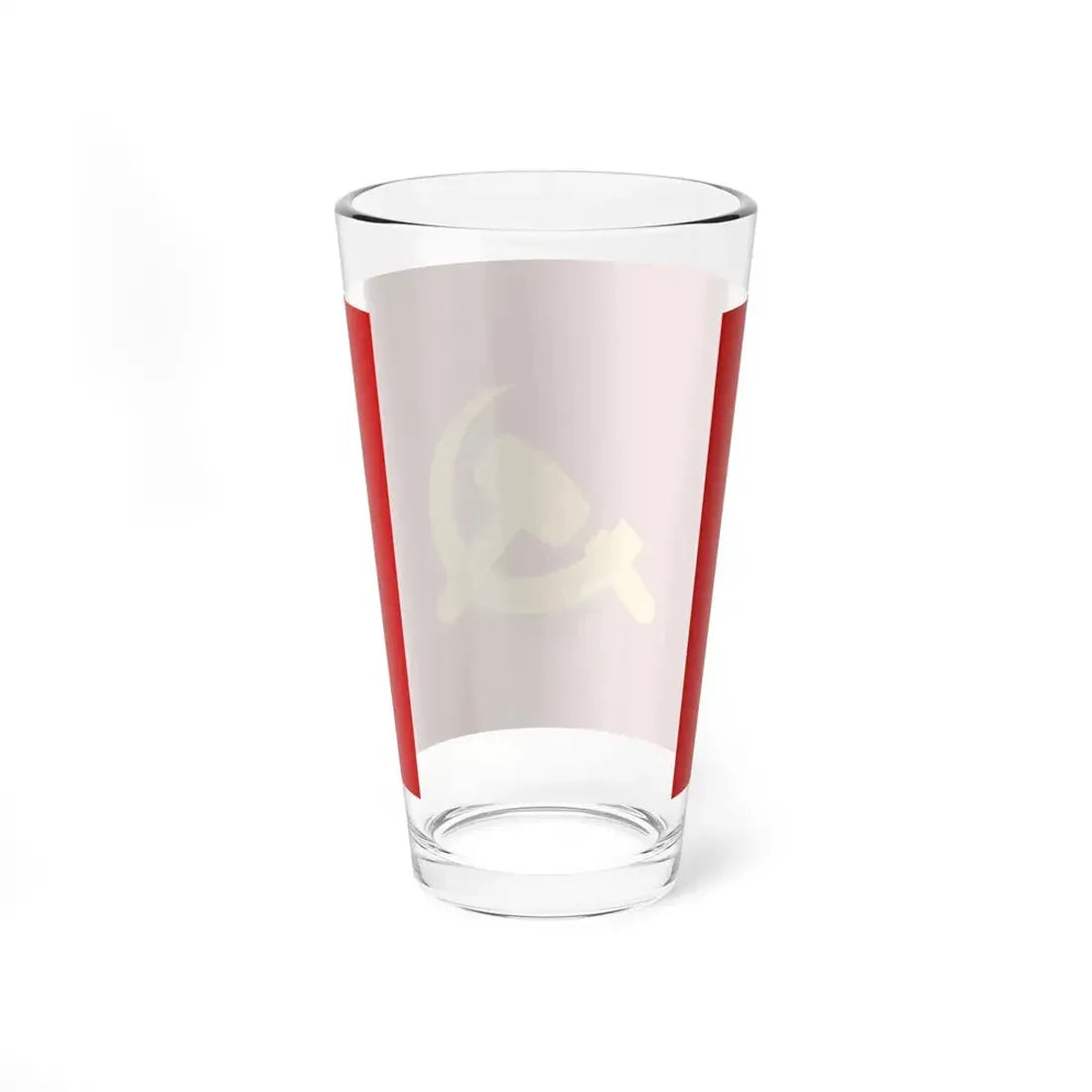 Flag of the Shining Path (Peru) Pint Glass 16oz - Go Mug Yourself