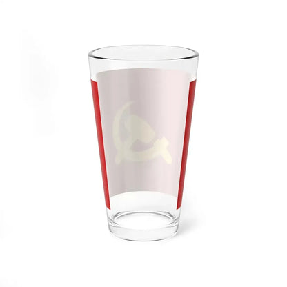Flag of the Shining Path (Peru) Pint Glass 16oz - Go Mug Yourself