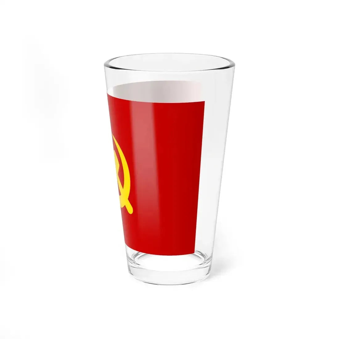 Flag of the Shining Path (Peru) Pint Glass 16oz - Go Mug Yourself