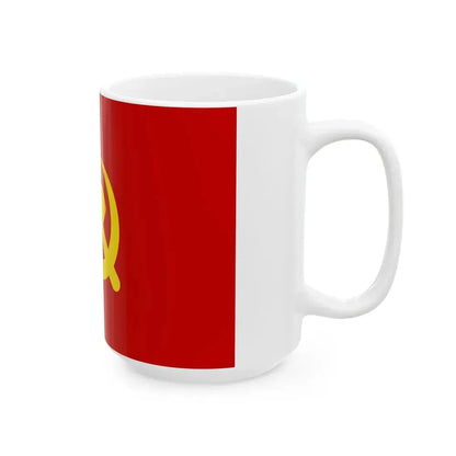 Flag of the Shining Path (Peru) White Coffee Mug - Go Mug Yourself