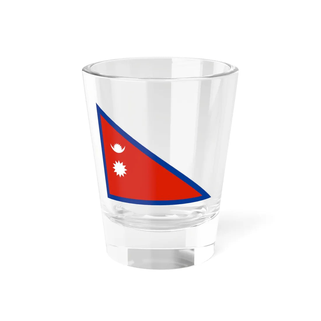 Flag of the Shree Tara Dal Battalion (Nepal) Shot Glass 1.5oz 1.5oz - Go Mug Yourself