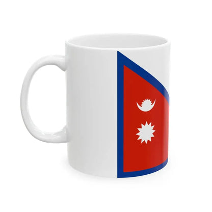 Flag of the Shree Tara Dal Battalion (Nepal) White Coffee Mug - Go Mug Yourself