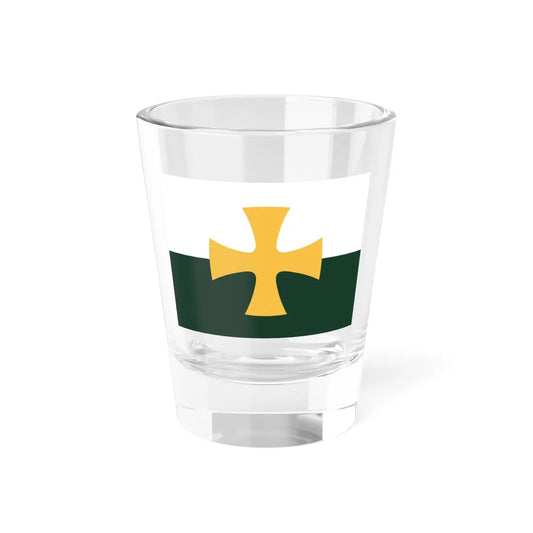 Flag of the Siberian Army (Russia) Shot Glass 1.5oz 1.5oz - Go Mug Yourself
