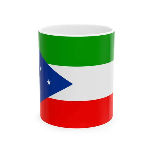 Flag of the Sidama Liberation Front (Ethiopia) White Coffee Mug 11oz - Go Mug Yourself