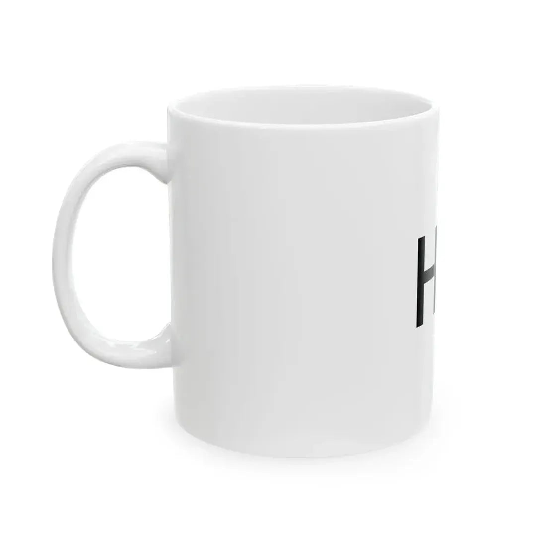 Flag of the signal stations of the Royal Hungarian Defence Forces 1939 (Hungary) White Coffee Mug - Go Mug Yourself