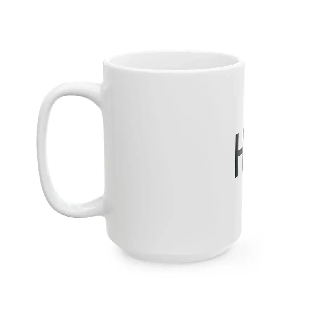 Flag of the signal stations of the Royal Hungarian Defence Forces 1939 (Hungary) White Coffee Mug - Go Mug Yourself