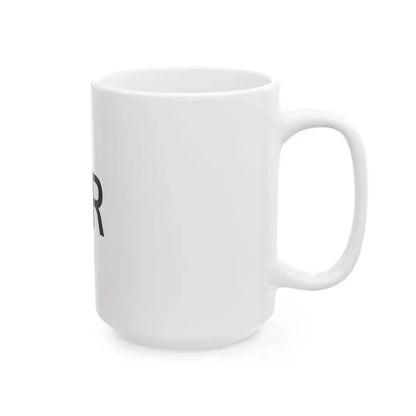 Flag of the signal stations of the Royal Hungarian Defence Forces 1939 (Hungary) White Coffee Mug - Go Mug Yourself