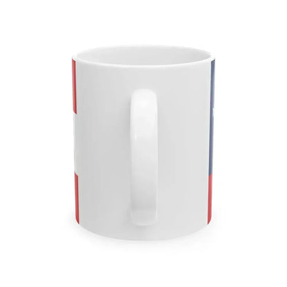 Flag of the Sixth Louisiana Regiment (United States) White Coffee Mug - Go Mug Yourself