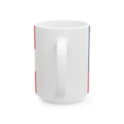 Flag of the Sixth Louisiana Regiment (United States) White Coffee Mug - Go Mug Yourself