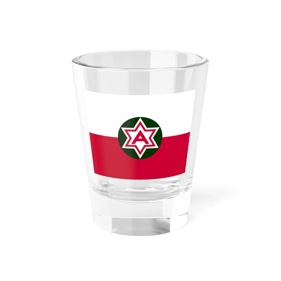 Flag of the Sixth United States Army (United States) Shot Glass 1.5oz 1.5oz - Go Mug Yourself