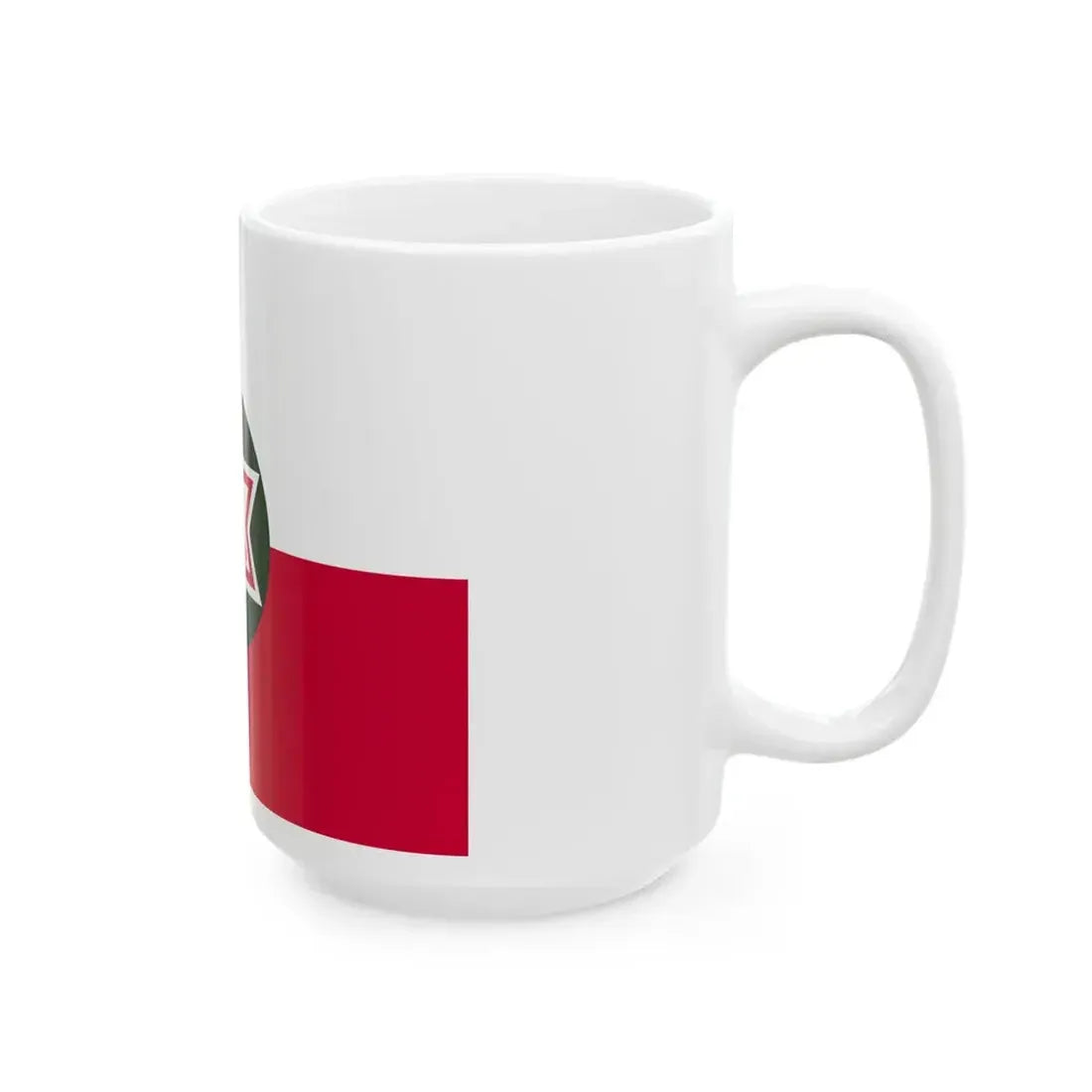 Flag of the Sixth United States Army (United States) White Coffee Mug - Go Mug Yourself