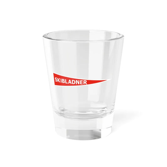 Flag of the Skibladner (Norway) Shot Glass 1.5oz 1.5oz - Go Mug Yourself