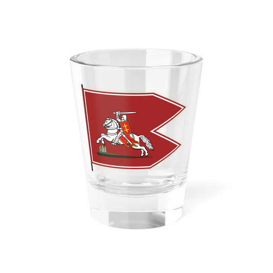 Flag of the Slonim County 1764-1792 (Belarus) (Coat of Arms) Shot Glass 1.5oz 1.5oz - Go Mug Yourself