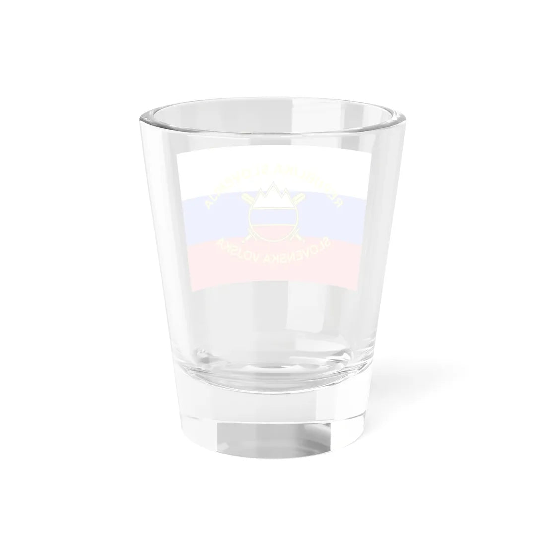 Flag of the Slovenian Armed Forces (Slovenia) Shot Glass 1.5oz - Go Mug Yourself