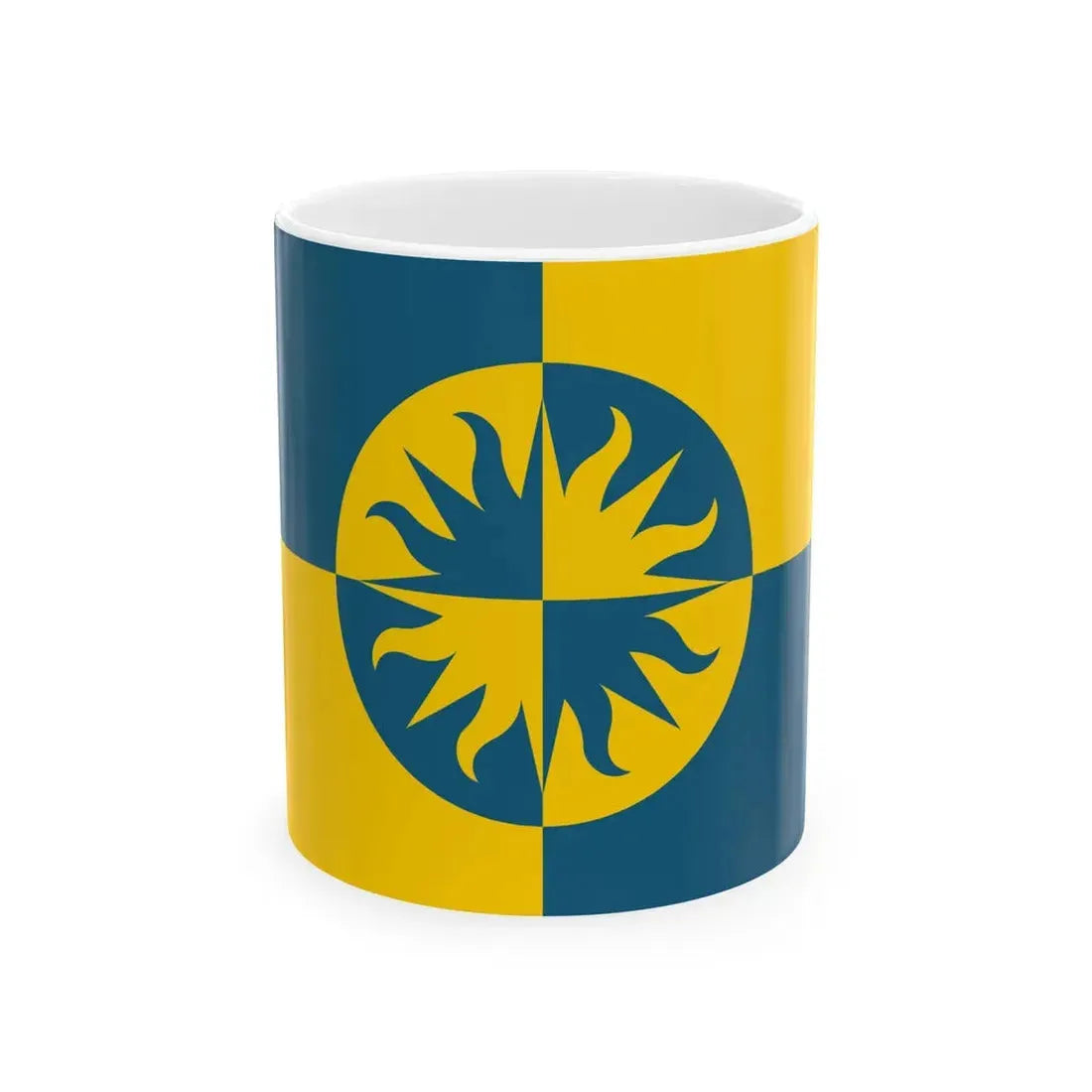 Flag of the Smithsonian Institution (United States) White Coffee Mug 11oz - Go Mug Yourself