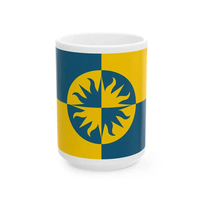 Flag of the Smithsonian Institution (United States) White Coffee Mug 15oz - Go Mug Yourself