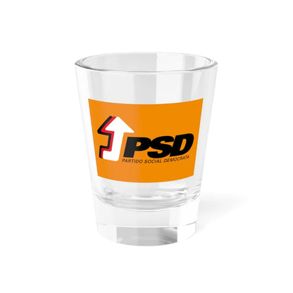 Flag of the Social Democratic Party Portugal (Portugal) Shot Glass 1.5oz 1.5oz - Go Mug Yourself