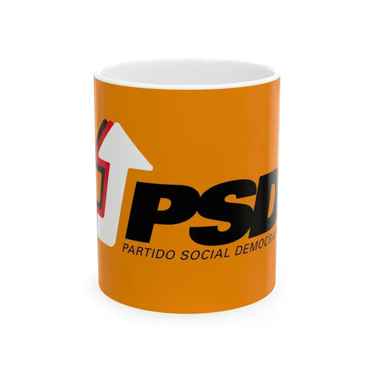 Flag of the Social Democratic Party Portugal (Portugal) White Coffee Mug 11oz - Go Mug Yourself