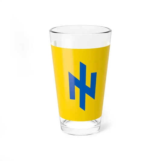Flag of the Social-National Party of Ukraine (Ukraine) Pint Glass 16oz 16oz - Go Mug Yourself