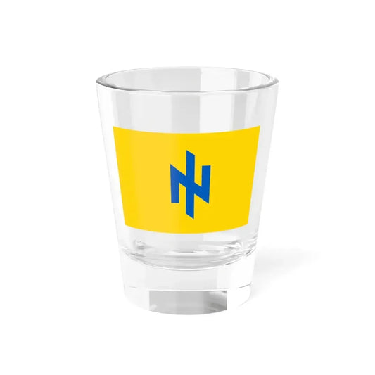 Flag of the Social-National Party of Ukraine (Ukraine) Shot Glass 1.5oz 1.5oz - Go Mug Yourself