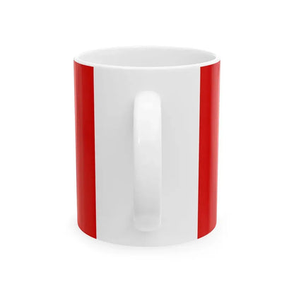 Flag of the Socialist Republic of Macedonia 1963-1991 (North Macedonia) White Coffee Mug - Go Mug Yourself