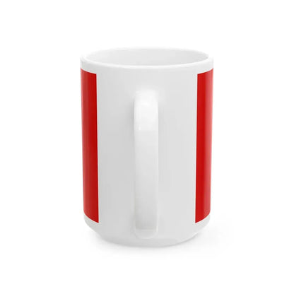 Flag of the Socialist Republic of Macedonia 1963-1991 (North Macedonia) White Coffee Mug - Go Mug Yourself