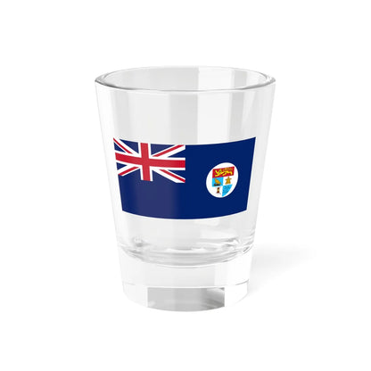 Flag of the Solomon Islands 1956-1966 (Solomon Islands) Shot Glass 1.5oz 1.5oz - Go Mug Yourself