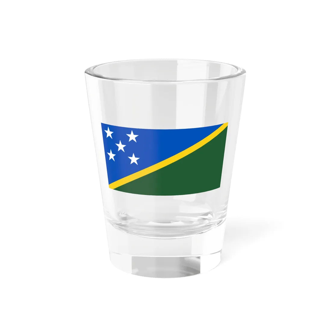Flag of the Solomon Islands (Solomon Islands) Shot Glass 1.5oz 1.5oz - Go Mug Yourself